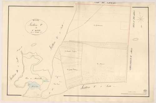 MEREVILLE. - Section C : Saint-Aignan, 3e feuille. 