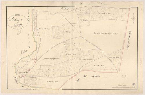 MEREVILLE. - Section C : Saint-Aignan, 4e feuille. 