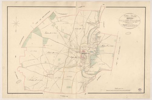 MEREVILLE. - Plan d'assemblage. 
