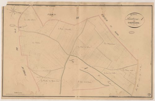 MEROBERT. - Section A : Tortelaine, 1ère feuille. 