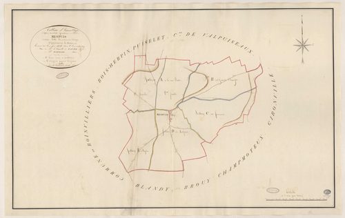 MESPUITS. - Plan d'assemblage. 