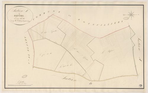MESPUITS. - Section E : Bapôme. 