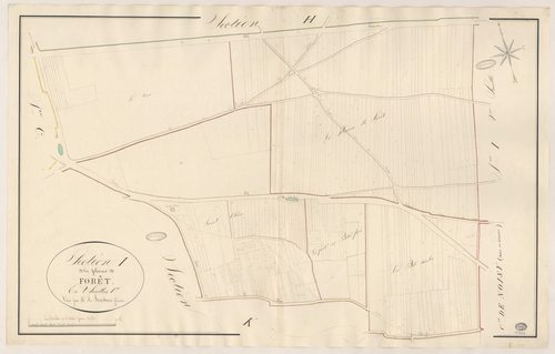 MILLY-LA-FORET. - Section I : Plaine de Forêt (la), 1ère feuille. 