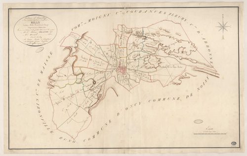 MILLY-LA-FORET. - Plan d'assemblage. 