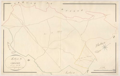 MILLY-LA-FORET. - Section N : Chesnet (le). 