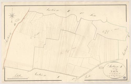 MILLY-LA-FORET. - Section E : Longs Veaux (les), 2e feuille. 