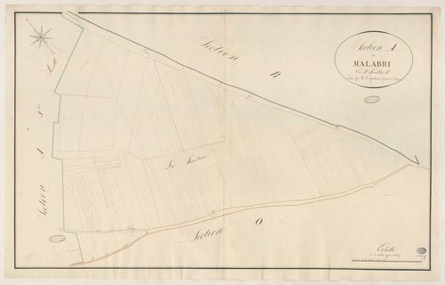 MILLY-LA-FORET. - Section A : Malabri, 4e feuille. 