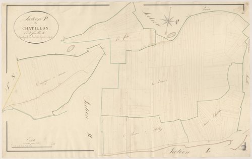 MILLY-LA-FORET. - Section P : Châtillon, 3e feuille. 