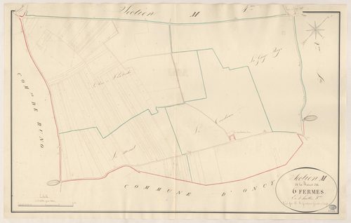 MILLY-LA-FORET. - Section M : Plaine des six fermes (la), 3e feuille. 