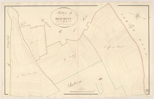 MILLY-LA-FORET. - Section L : Beaumont, 2e feuille. 