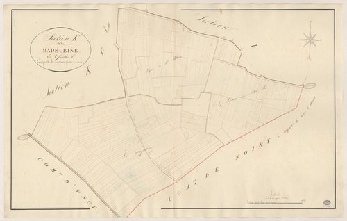 MILLY-LA-FORET. - Section K : Madeleine (la), 2e feuille. 