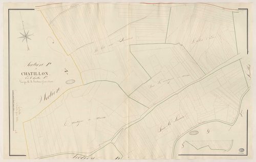 MILLY-LA-FORET. - Section P : Châtillon, 1ère feuille. 