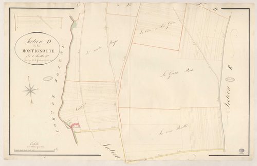 MILLY-LA-FORET. - Section D : Montignotte (la), 2e feuille. 