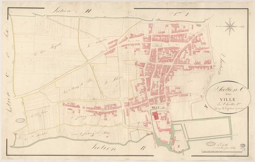 MILLY-LA-FORET. - Section C : Ville (la), 2e feuille. 