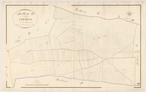 MOIGNY. - Section Q : Petits Chemins (les), 2e feuille. 