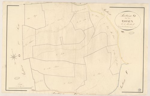 MOIGNY. - Section O : Gros Mahaux (les), 3e feuille. 