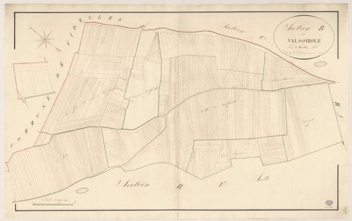 MOIGNY. - Section B : Valsoirole, 1ère feuille. 