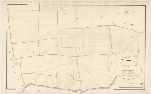 MOIGNY. - Section F : Roches (les), 1ère feuille. 