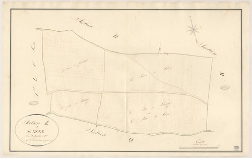 MOIGNY. - Section L : Sainte-Anne, 2e feuille. 