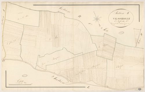 MOIGNY. - Section B : Valsoirole, 2e feuille. 
