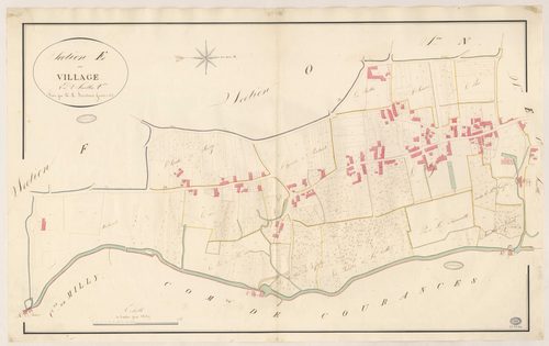 MOIGNY. - Section E : Village (le), 2e feuille. 