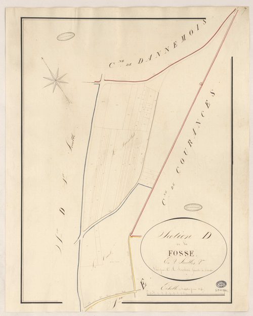MOIGNY. - Section D : Fosse (la), 2e feuille. 