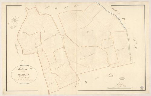 MOIGNY. - Section O : Gros Mahaux (les), 2e feuille. 