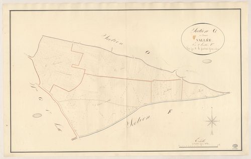 MOIGNY. - Section G : Chaude Vallée (la), 2e feuille. 