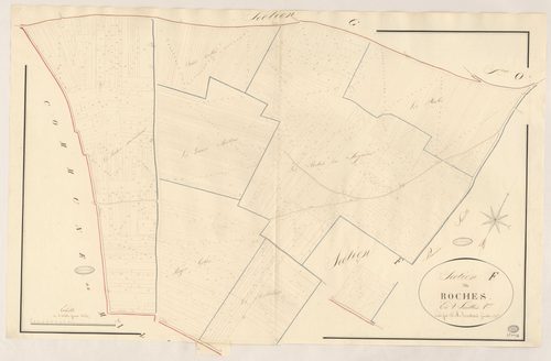 MOIGNY. - Section F : Roches (les), 2e feuille. 