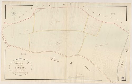 MOIGNY. - Section A : Bois de Bourou. 