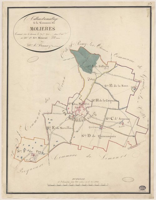 MOLIERES (LES). - Plan d'assemblage. 