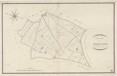 MOLIERES (LES). - Section E : Nervilliers. 