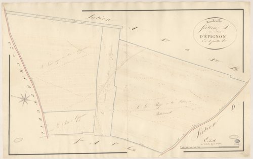 MONDEVILLE. - Section A : Bois d'Epignon (le), 2e feuille. 