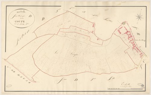MONDEVILLE. - Section D : Coupe (la), 2e feuille. 