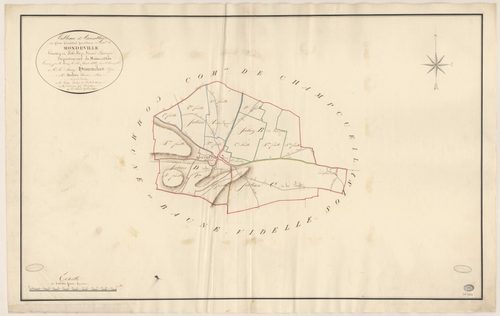 MONDEVILLE. - Plan d'assemblage. 