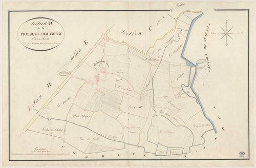 MONTGERON. - Section D : Prairie (la) ou Chalandray. 