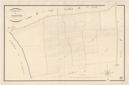 MONTGERON. - Section G : Grand Rôle (le), 1ère feuille. 