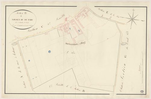MONTGERON. - Section B : Nouset (le) ou le Parc, 1ère feuille. 