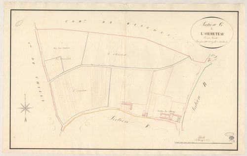 MORANGIS. - Section G : Ormeteau (l'). 