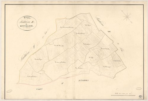 MORIGNY-CHAMPIGNY. - Section E : Bonvilliers, 4e feuille. 