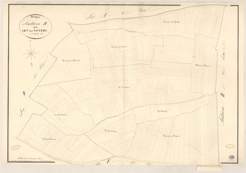 MORIGNY-CHAMPIGNY. - Section B : Grange des Noyers, 3e feuille. 
