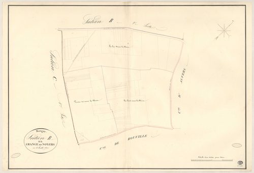 MORIGNY-CHAMPIGNY. - Section B : Grange des Noyers, 1ère feuille. 