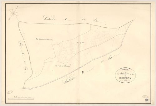 MORIGNY-CHAMPIGNY. - Section A : Champigny, 4e feuille. 