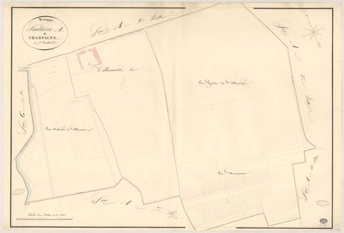 MORIGNY-CHAMPIGNY. - Section A : Champigny, 6e feuille. 