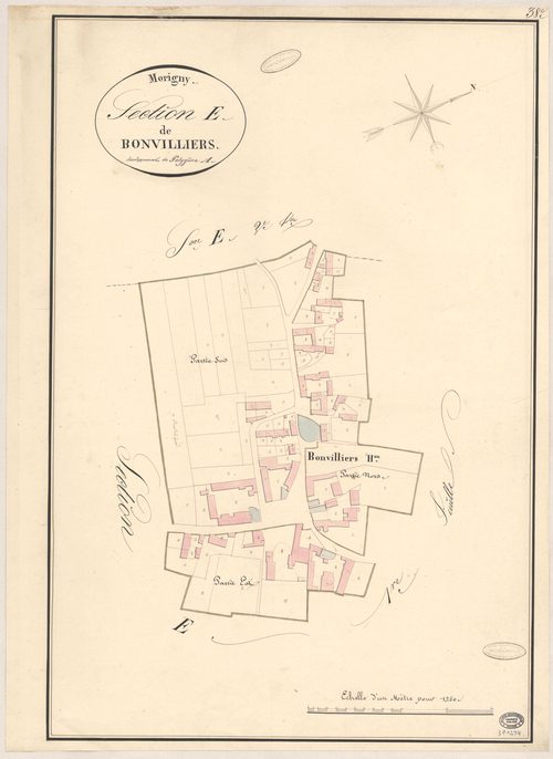 MORIGNY-CHAMPIGNY. - Section E : Bonvilliers, 2e feuille. 