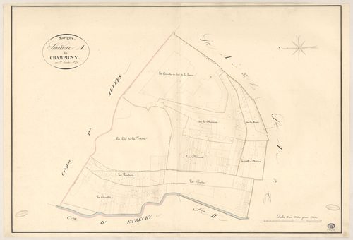 MORIGNY-CHAMPIGNY. - Section A : Champigny, 1ère feuille. 