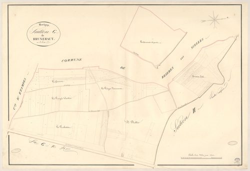 MORIGNY-CHAMPIGNY. - Section G : Brunehaut, 1ère feuille. 