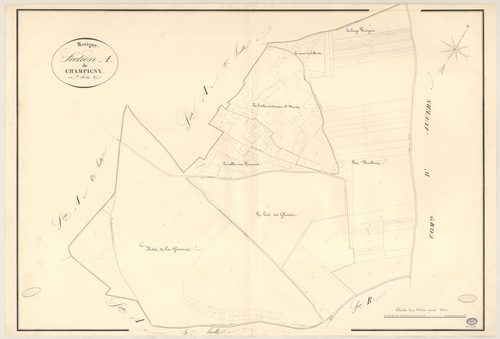 MORIGNY-CHAMPIGNY. - Section A : Champigny, 3e feuille. 