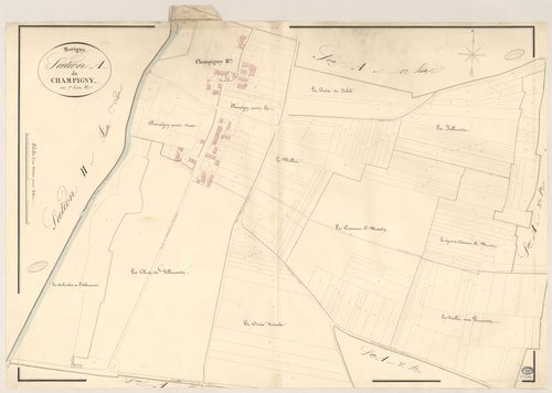 MORIGNY-CHAMPIGNY. - Section A : Champigny, 2e feuille. 