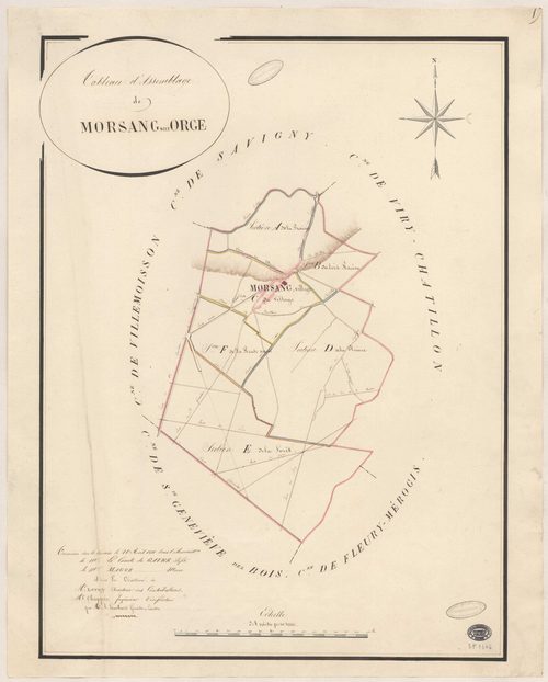 MORSANG-SUR-ORGE. - Plan d'assemblage. 